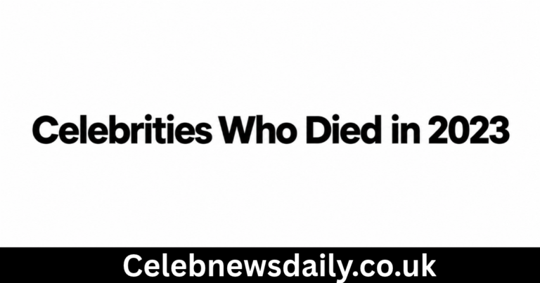 celebrities who died in 2023