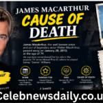 james macarthur cause of death