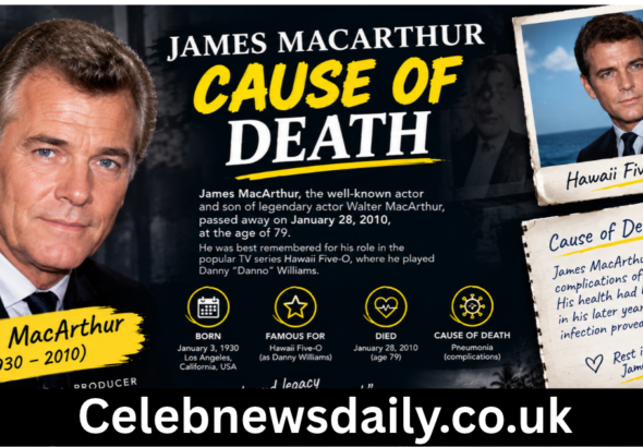 james macarthur cause of death