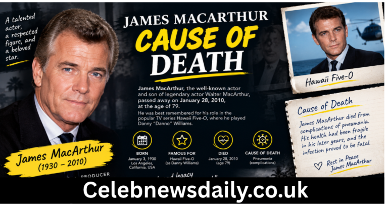 james macarthur cause of death