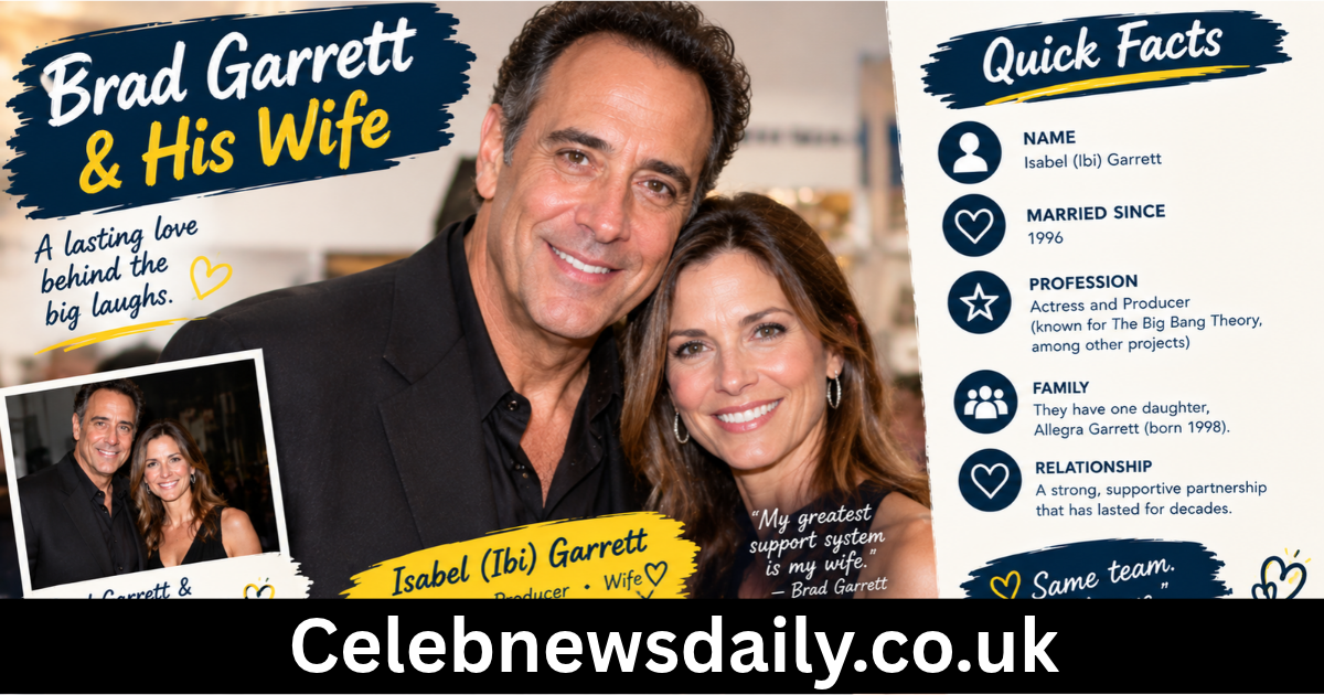 brad garrett wife