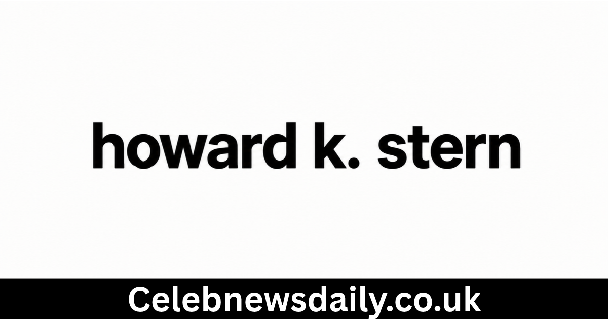 howard k. stern